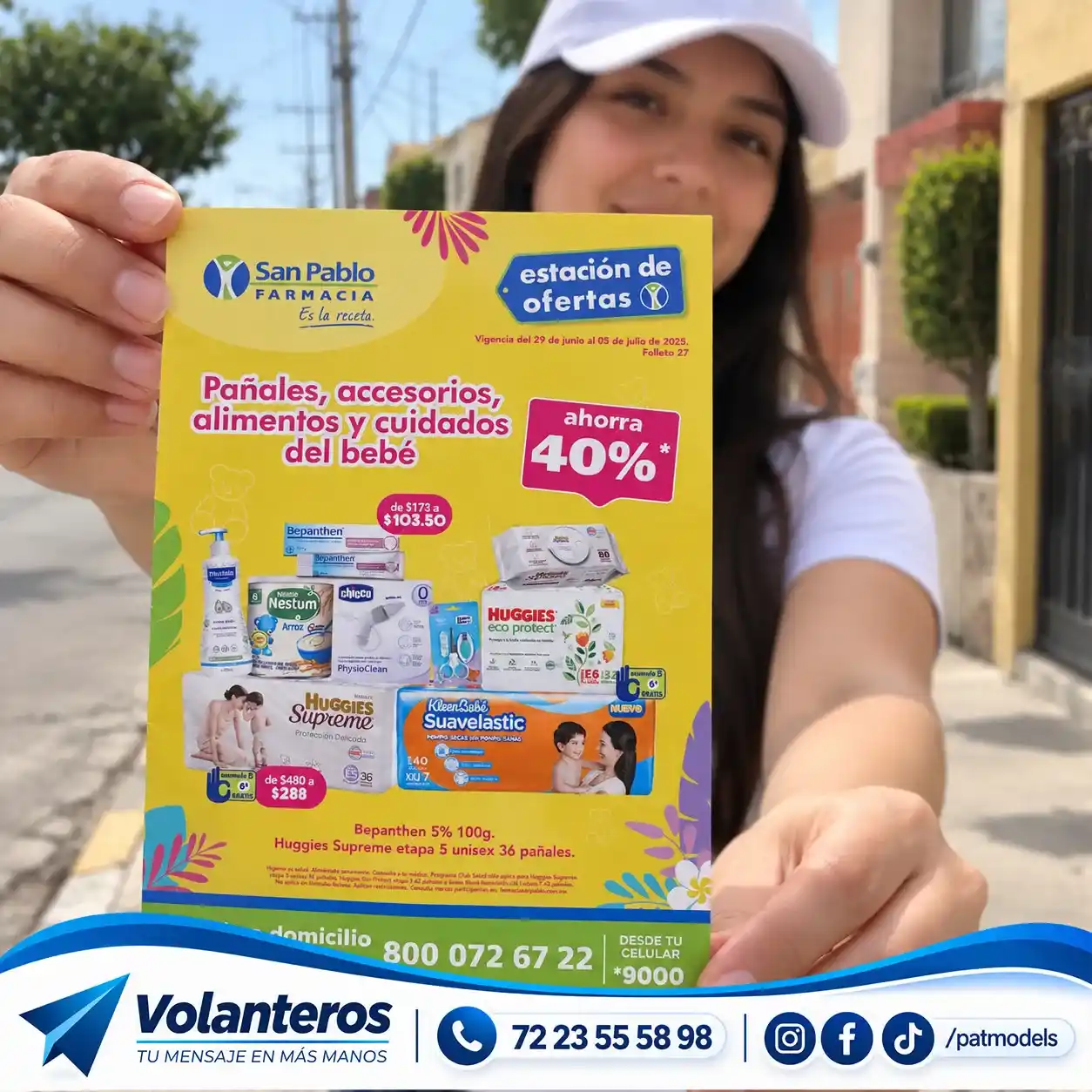 Campaña de volanteo de Farmacias San Pablo en Toluca y Metepec